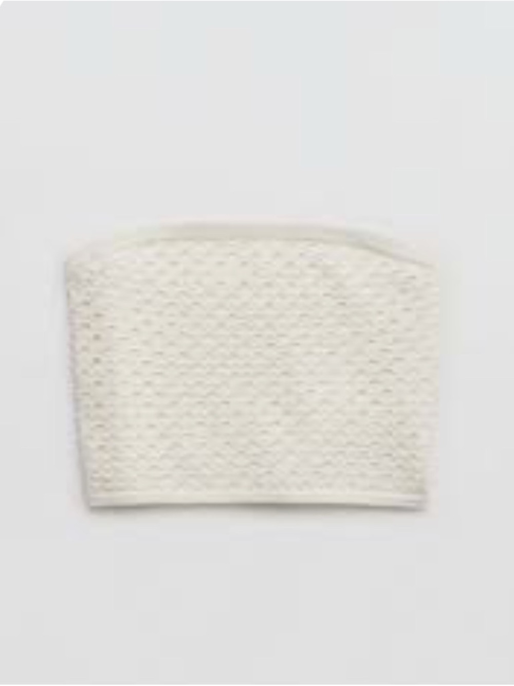 aerie cream knit tube top